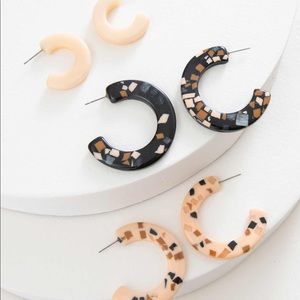 •Noonday Collection• Terrazzo earrings (set of 3)
